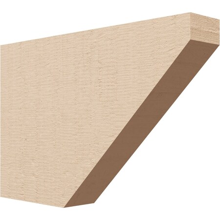 Ekena Millwork 2in. W x 8in. H x 12in. L Concord Woodgrain TimberThane Rafter Tail, Primed Tan RFTUR02X08X12CONRCPR